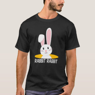 Konijnenkonijn Eerste Dag van de Maand Good Luck P T-shirt