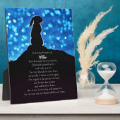 Konijnenkonijn Gedenkplaat Aangepaste naam Fotoplaat (Zijkant)