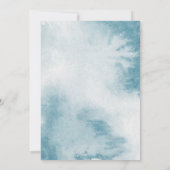 Konijnenkonijn Jongen Verjaardagsfeest Bedankkaart (Achterkant)