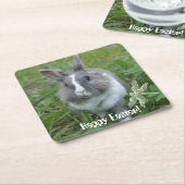 konijnenkonijn kartonnen onderzetters (Schuin)