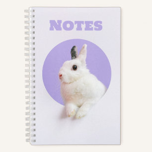 Konijnenkonijn op Lavendel Schattige Notitieboek