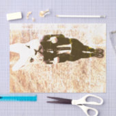 Konijnenkonijn Sepia Distress Tissuepapier (Craft)