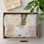 Konijnenkonijn Sepia Distress Tissuepapier (Geschenk)