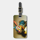 konijnenkonijnen speelgoed en ester geel ei bagagelabel (Voorkant verticaal)