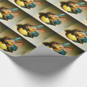 konijnenkonijnen speelgoed en ester geel ei cadeaupapier (Hoek)