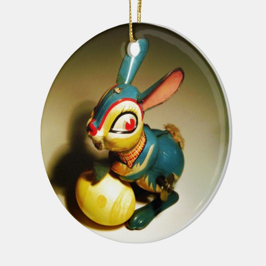 konijnenkonijnen speelgoed en ester geel ei keramisch ornament (Links)