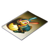 konijnenkonijnen speelgoed en ester geel ei notitieboek (Linkerzijde)