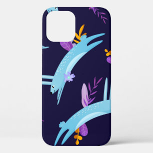 Konijnenkonijnenbunny naadloos in cartoon stijl. F Case-Mate iPhone Case