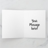 Konijnenkonijnse konijnenstaartje met geluk bedankkaart (Binnen)