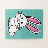 Konijnenkonijnse konijnenstaartje met geluk legpuzzel (Horizontaal)