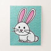 Konijnenkonijnse konijnenstaartje met geluk legpuzzel (Verticaal)