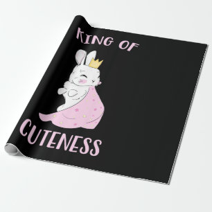 Konijnenkoning van Cuteness Cadeaupapier