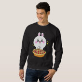 Konijnenkooiend roest Pie Bunny Bake Chef Baking E Trui (Voorkant volledig)