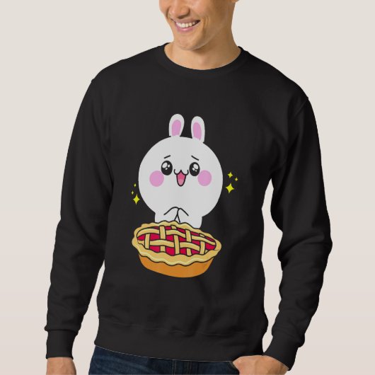 Konijnenkooiend roest Pie Bunny Bake Chef Baking E Trui (Voorkant)