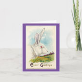 konijnenkop Pasen Kaart (Voorkant)