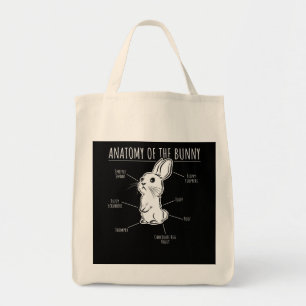 Konijnenkorf Anatomie van Bunny Cute Rabbit Pet Lo Tote Bag