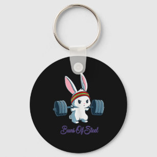 Konijnenkorf  Rabbit Lover Gym Workout Sleutelhanger