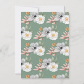 Konijnenkrans Krans Verjaardagsfeest Kaart (Achterkant)