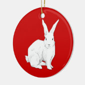 Konijnenkruid Keramisch Ornament (Links)