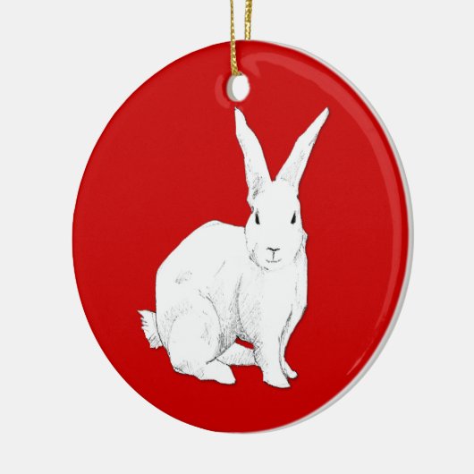 Konijnenkruid Keramisch Ornament (Links)