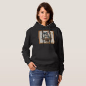 Konijnenkunst Hoodie (Voorkant volledig)