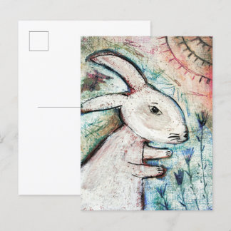 Konijnenkunst primitief briefkaart