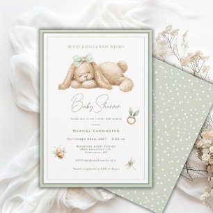 Konijnenkusjes Babywensen Baby Shower Kaart