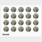 Konijnenlaan Ronde Sticker (Vel)