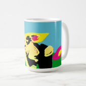Konijnenlente koffiemok (Voorkant rechts)