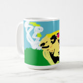 Konijnenlente koffiemok (Voorkant links)