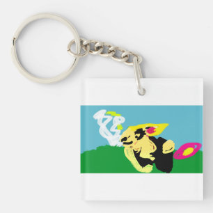 Konijnenlente   sleutelhanger