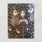 Konijnenliefde Briefkaart (Voorkant)