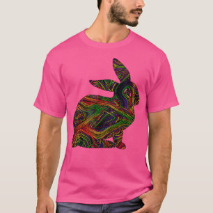 Konijnenliefhebbers Kleurrijke Kunstenaars String T-shirt