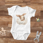 Konijnenmaan hemel beige schattig romper