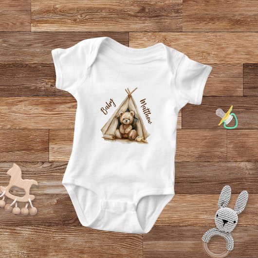 Konijnenmaan lucht beige schattig romper
