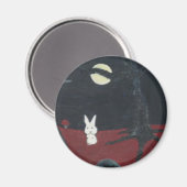 konijnenmaan magneet (Voorkant / Achterkant)