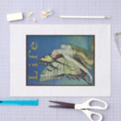  konijnenmeisje  tissuepapier (Craft)