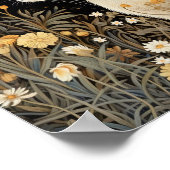 Konijnenmuur Art Wildlife Animal Poster (Hoek)