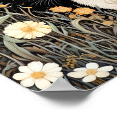 Konijnenmuur Art Wildlife Animal Poster (Hoek)