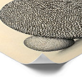 Konijnenmuur Art Wildlife Animal Poster (Hoek)