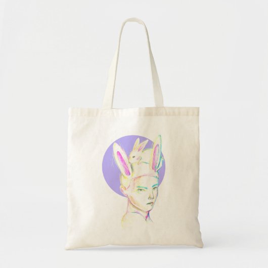 konijnenooien tote bag (Voorkant)