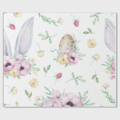 Konijnenoren en eieren cadeaupapier (Vlak)