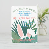 Konijnenoren Lente Gathering Kaart (Staand voorkant)