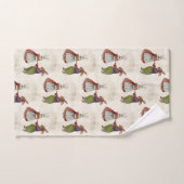 konijnenpaar in Victoriaans kleding Bad Handdoek (Handdoek)