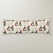 konijnenpaar in Victoriaans kleding Lichaamskussen (Achterkant)