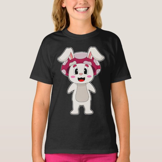 Konijnenpaddenstoel T-shirt (Voorkant)