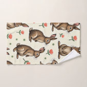  konijnenpatroon bad handdoek (Handdoek)