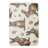  konijnenpatroon badmat (Voorkant Verticaal)