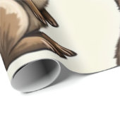 konijnenpatroon cadeaupapier (Rol Hoek)