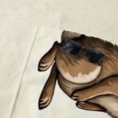 konijnenpatroon strandlaken (In situ)